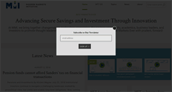 Desktop Screenshot of modernmarketsinitiative.org